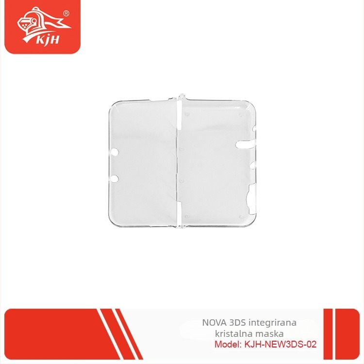 Silikonski zaštitni kućište za NEW 3DS (KJH-NEW 3DS-02) – jednodjelno prozirni dizajn, zaštita, poboljšan doživljaj