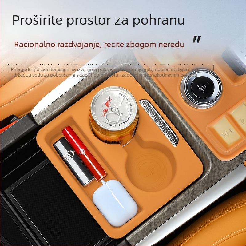 Tank 500 Silikon podloga za naslon za ruku – Silikon podloga za unutarnji automobil, pretinac za čaše, držač čaše, amortizirajuća podloga