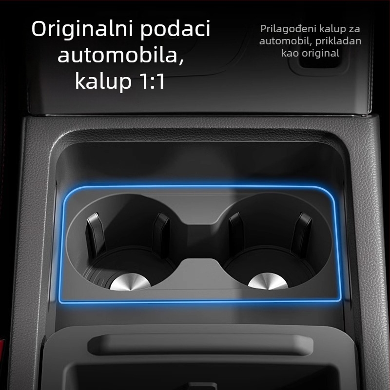 Silikonska podložka za čaše u središnjoj konzoli i kutija za pohranu za Audi Q5L