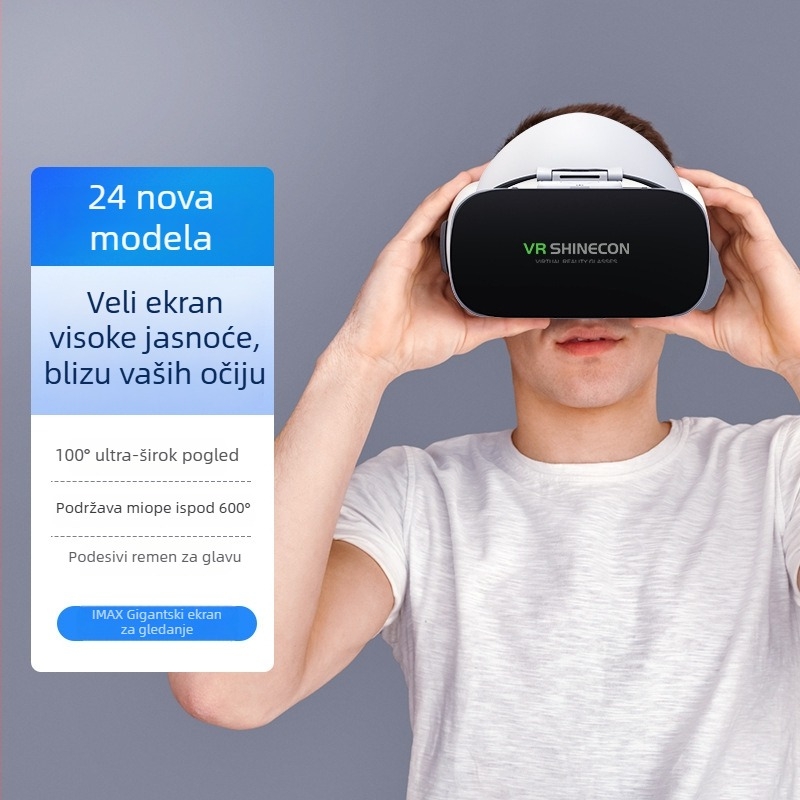 VR naočale s ulazom za telefon, 3D digitalno, 720-1080p rezolucija, polarizirano plastično kućište — Model SC-G19, Magic Mirror
