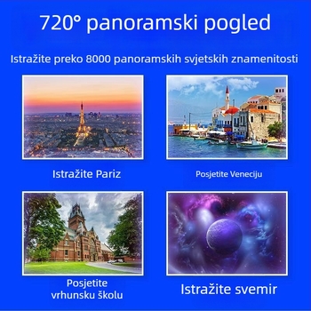 3D VR naočale za glavu – panoramsko uronjeno VR iskustvo gledališta – 32-inčni zaslon – pametni nosivi uređaj