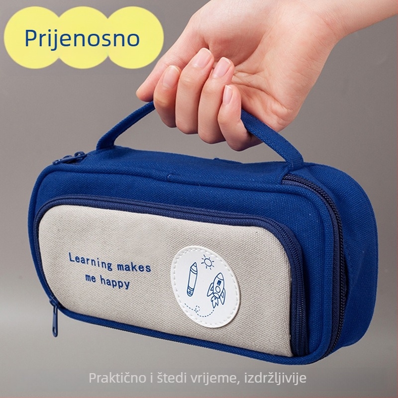 Pernica s crtanom dizajnom, velika kapaciteta, Oxford tkanina, vodootporna, otporna na prašinu, višenamjenska - torba za školske potrebe učenicima