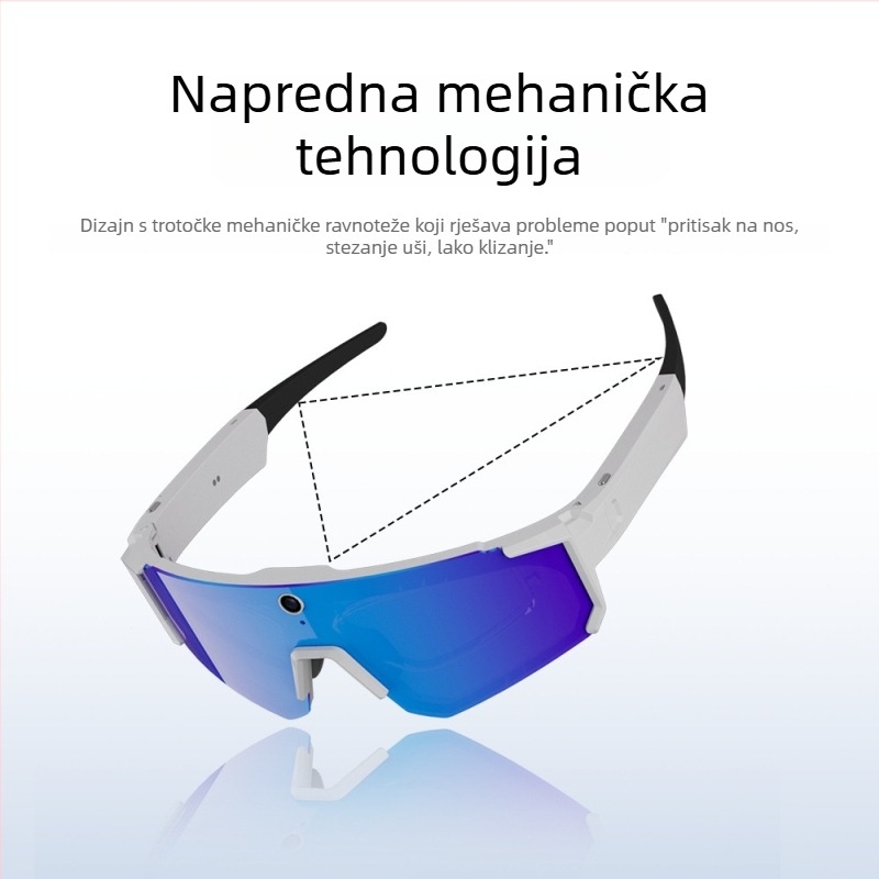 Inteligentne naočale s AI prijevodom, kamera i Bluetooth – baterija 260 mAh, bežični domet iznad 10 m