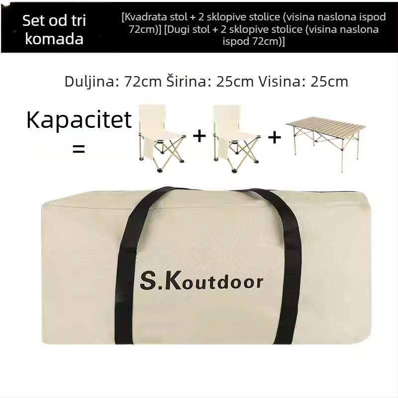 Torba za skladištenje, kubnog oblika, Oxford tkanina; idealna za putovanja i organizaciju u spavaćoj sobi; pogodna za deke, sitnice i odjeću.