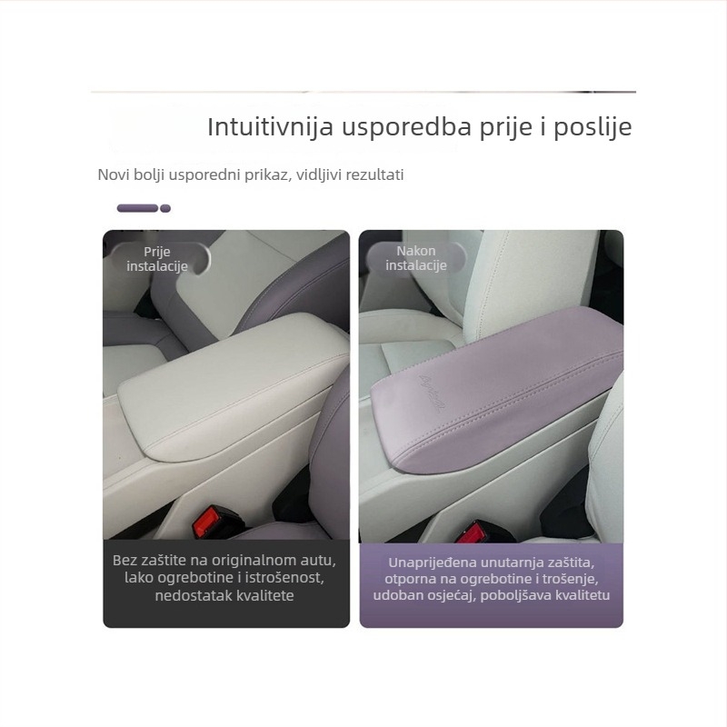 Poklop naslona MG4 i središnji tepih konzole - Chenille, kompatibilno s MG4, 26 varijanti, dodatak za unutarnje prilagođavanje, prilagodljiv