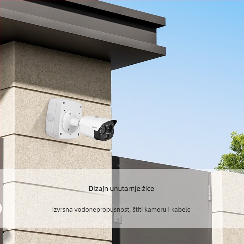 Držač za nadzor od aluminijske legure s skrivenom kutijom za kabel, univerzalno unutarnja/vanjska uporaba, zidni ili visi nosač za kupolne kamere sa kvadratnom bazom