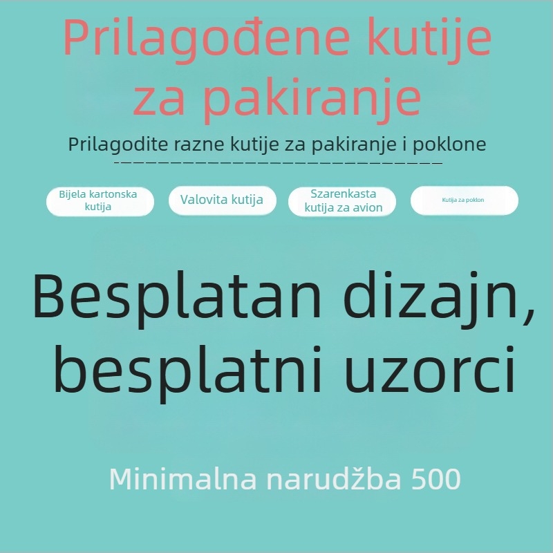 Prilagođena sklopiva papirnata kutija, 250gsm, tisak: offset, reljef, UV, podrijetlo Shenzhen