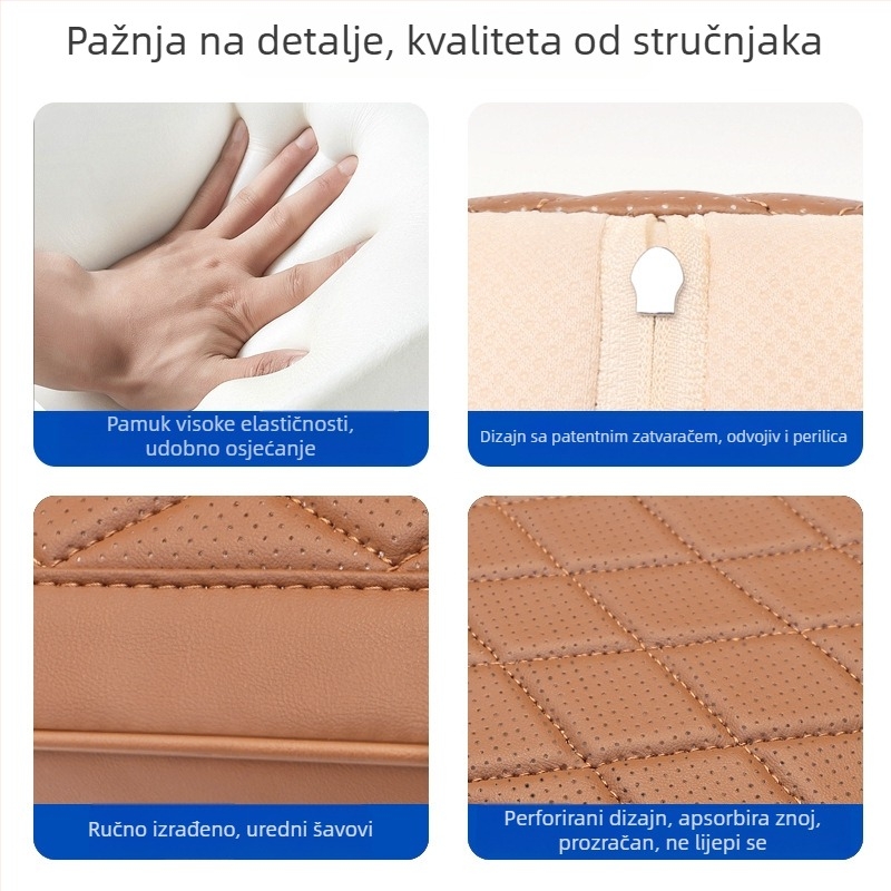Jastučić za središnji naslon za ruku od memorijske pjene za povećanje visine i zaštitu – unutarnja oprema