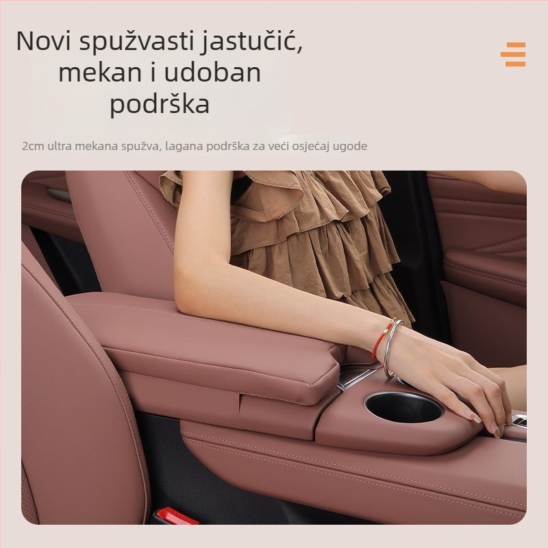 Podizna podloga za drzac ruke za Changan UNIZ s podrškom za lakat, pamukasta podloga za središnju konzolu i zaštitna navlaka protiv trošenja