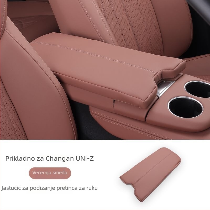 Podizna podloga za drzac ruke za Changan UNIZ s podrškom za lakat, pamukasta podloga za središnju konzolu i zaštitna navlaka protiv trošenja