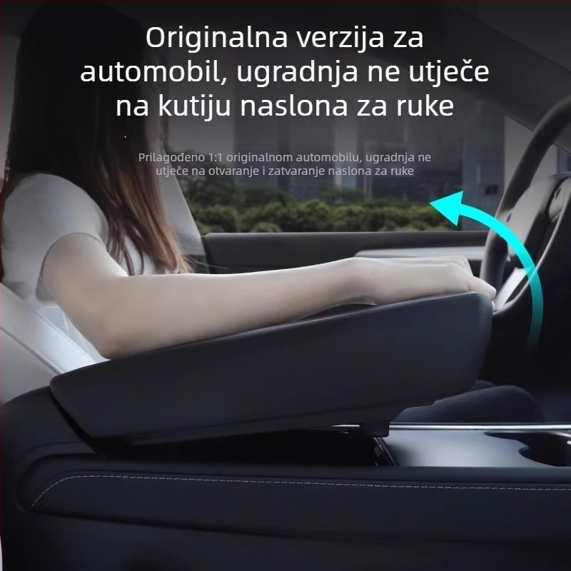 Zaštitni pokrov središnje konzole Tesla Model 3/Y, TPE dodatak za unutarnje prilagodbe