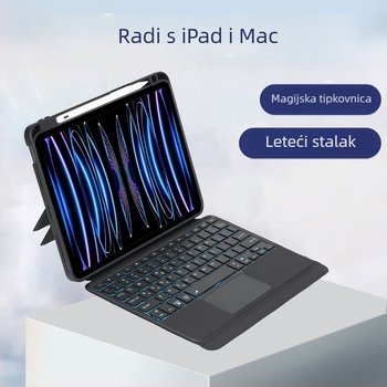Kućište s tipkovnicom za iPad 10. generacije, Bluetooth bežična tipkovnica, zaštitna futrola (izdano 2022)