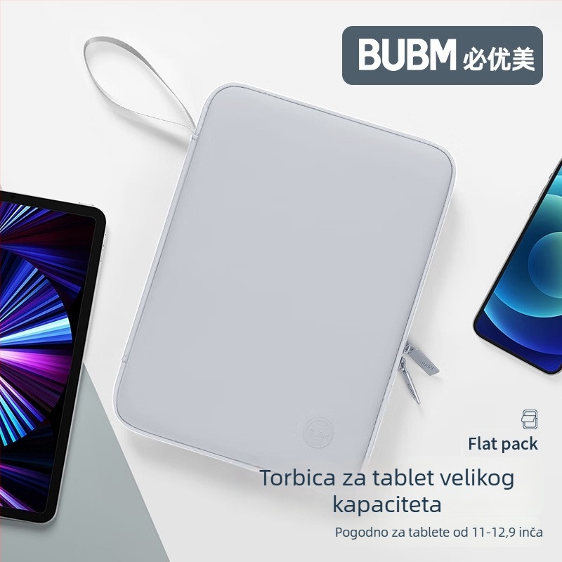 Unisex kožna torba za tablet i prijenosno računalo, ručna prijenosna torba, vodootporna i otporna na padove, 11 inča