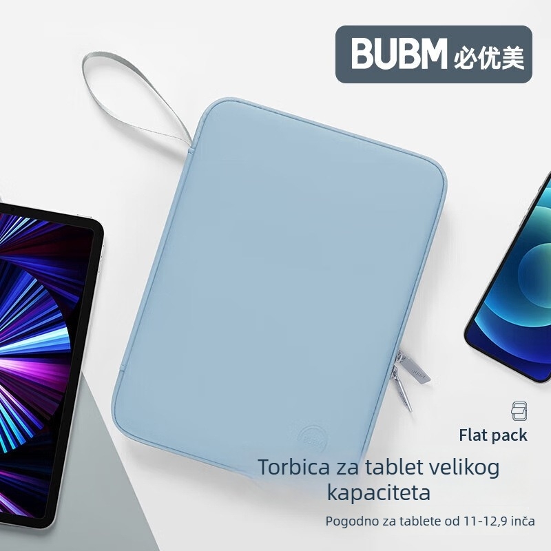 Unisex kožna torba za tablet i prijenosno računalo, ručna prijenosna torba, vodootporna i otporna na padove, 11 inča