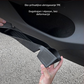 Liner ladice za pohranu za Tesla Model 3/Y: unutarnji panel vrata i središnja ladica za pohranu, plastika, lijepljenje