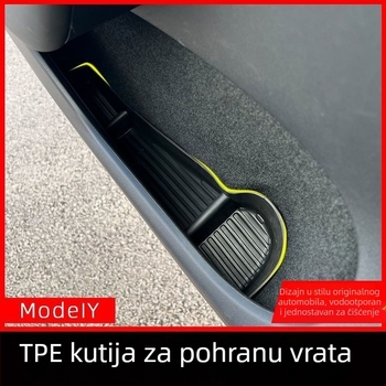 Liner ladice za pohranu za Tesla Model 3/Y: unutarnji panel vrata i središnja ladica za pohranu, plastika, lijepljenje