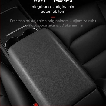 Poklopac pretinca naslona za ruke Tesla Model Y – ABS materijal, Zaštitni poklopac središnje konzole, Proizvodni kod 007