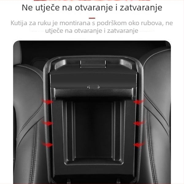 Poklopac pretinca naslona za ruke Tesla Model Y – ABS materijal, Zaštitni poklopac središnje konzole, Proizvodni kod 007