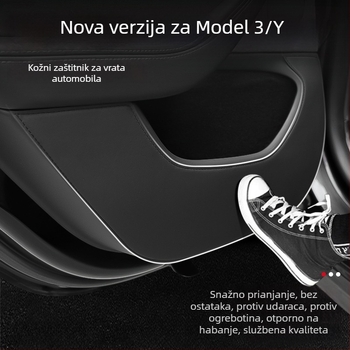Tesla Model 3/Y kožni panel praga vrata - sve sezone, punilo od spužve, Ben-Fuhe AL1021751576