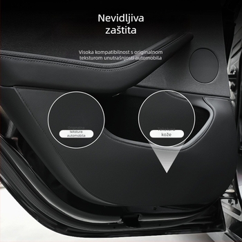 Tesla Model 3/Y kožni panel praga vrata - sve sezone, punilo od spužve, Ben-Fuhe AL1021751576