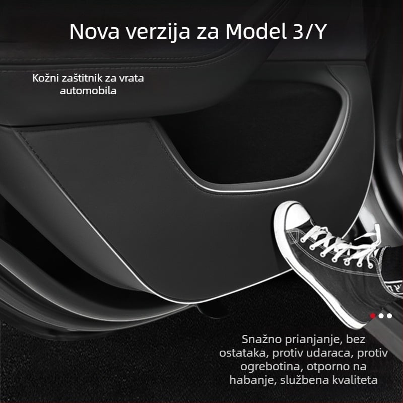 Tesla Model 3/Y kožni panel praga vrata - sve sezone, punilo od spužve, Ben-Fuhe AL1021751576