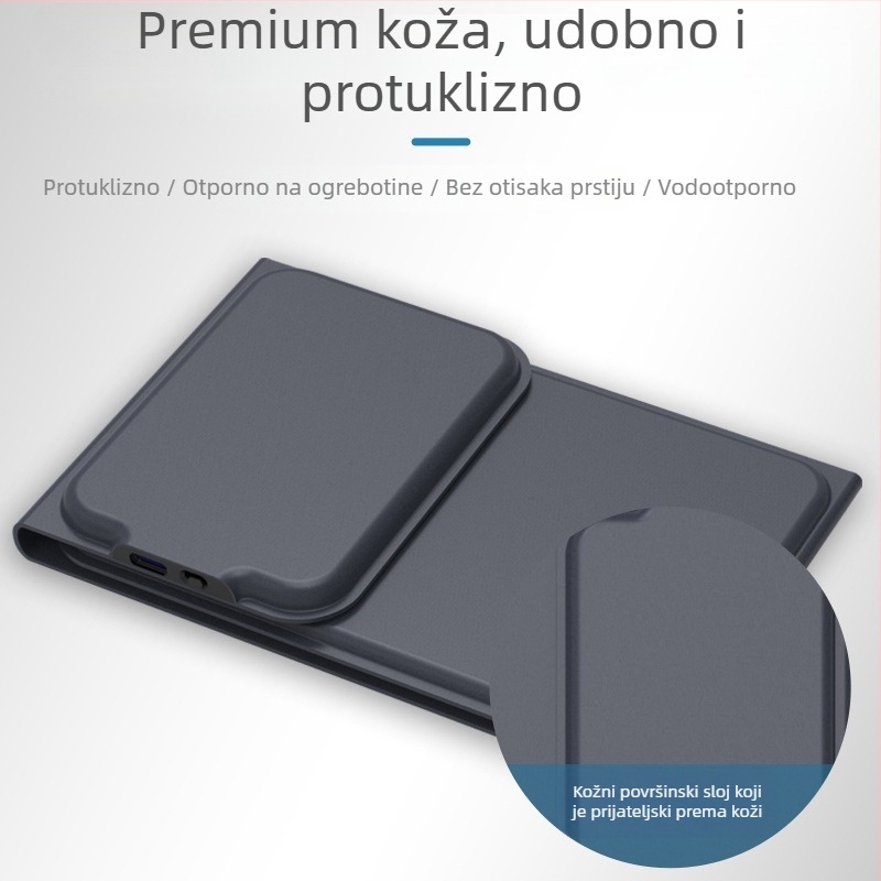 Bežična sklopiva Bluetooth tipkovnica za iPad, tablete, Android telefone i računala – tanka, prijenosna, ergonomska