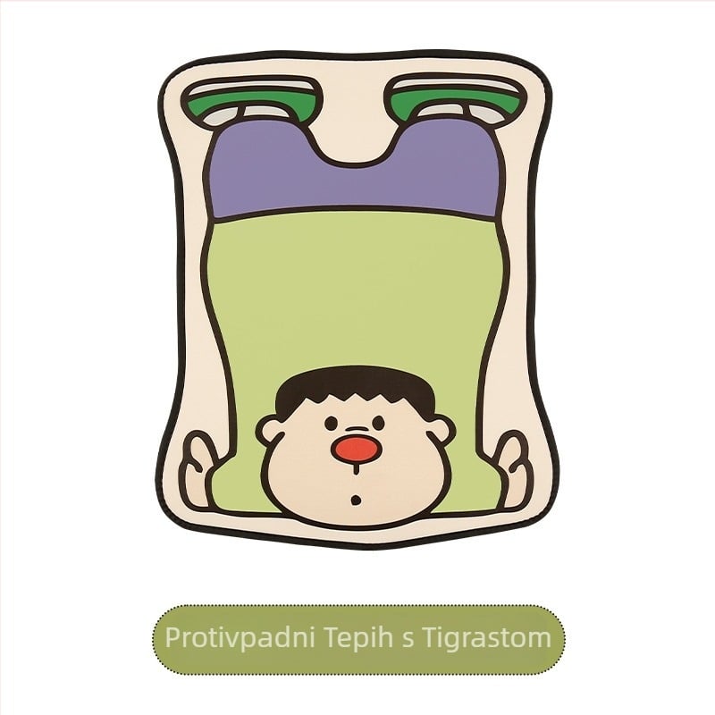 Zaštitna podloga stražnje sjedalice za djecu - univerzalna za sve sezone, PU, punilo spužva, crtani uzorak