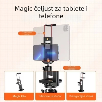 Junrun Stolni držač za uređaje – univerzalni, plastični, prilagodljivi