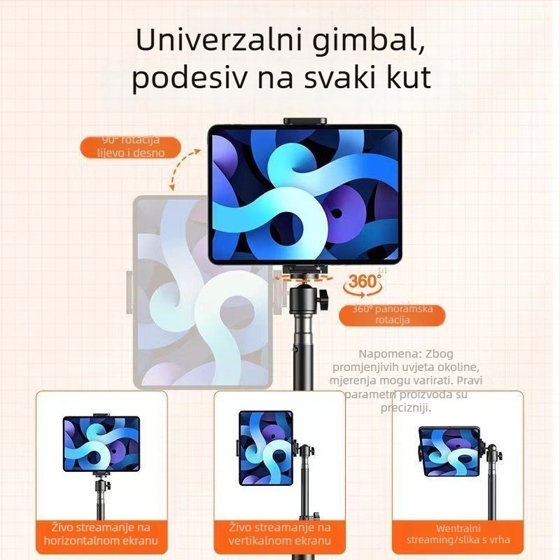 Junrun Stolni držač za uređaje – univerzalni, plastični, prilagodljivi