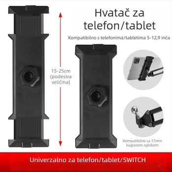 Kimi Univerzalni klip-stalak za tablete i telefone, ABS konstrukcija, univerzalni stil