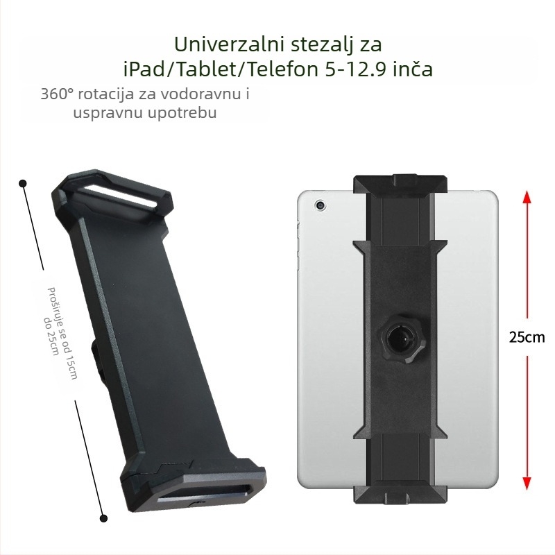 Kimi Univerzalni klip-stalak za tablete i telefone, ABS konstrukcija, univerzalni stil