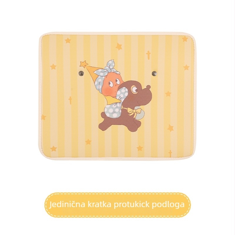 Podmeta za stražnji dio autosjedalice protiv udaranja s karikaturalnim dizajnom zvjezdice, sve sezone; Materijal PU; Punilo: pjena; Stil: univerzalni