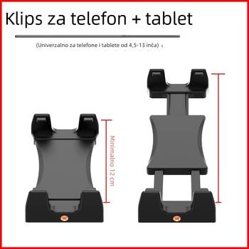 Rotirajući držač za tablet i telefon, model GS-893, Mholder – kompatibilan s iPad/iPhone serijom, 80 g
