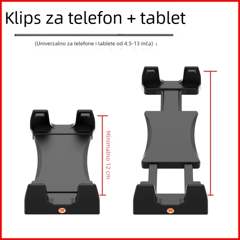 Rotirajući držač za tablet i telefon, model GS-893, Mholder – kompatibilan s iPad/iPhone serijom, 80 g