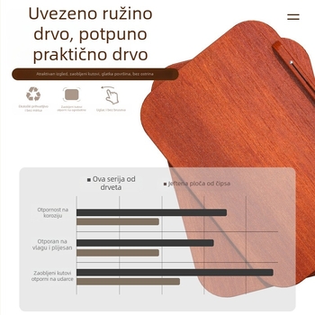 Drveni podni držač za čitanje s podesivim podiznim mehanizmom, masivno drvo, univerzalna kompatibilnost, 650 g, OEM Obrada