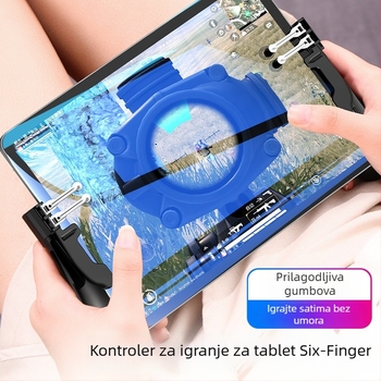 Le Chenda Tablet Šestprstni Gaming Kontroler za tablet PC, Bežični, ABS + Cinkovog Legura, S Postoljem