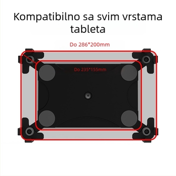 Držač tableta D0005 – zidni ili stolni, fleksibilan s višestrukim kutovima, težina 0,6 kg