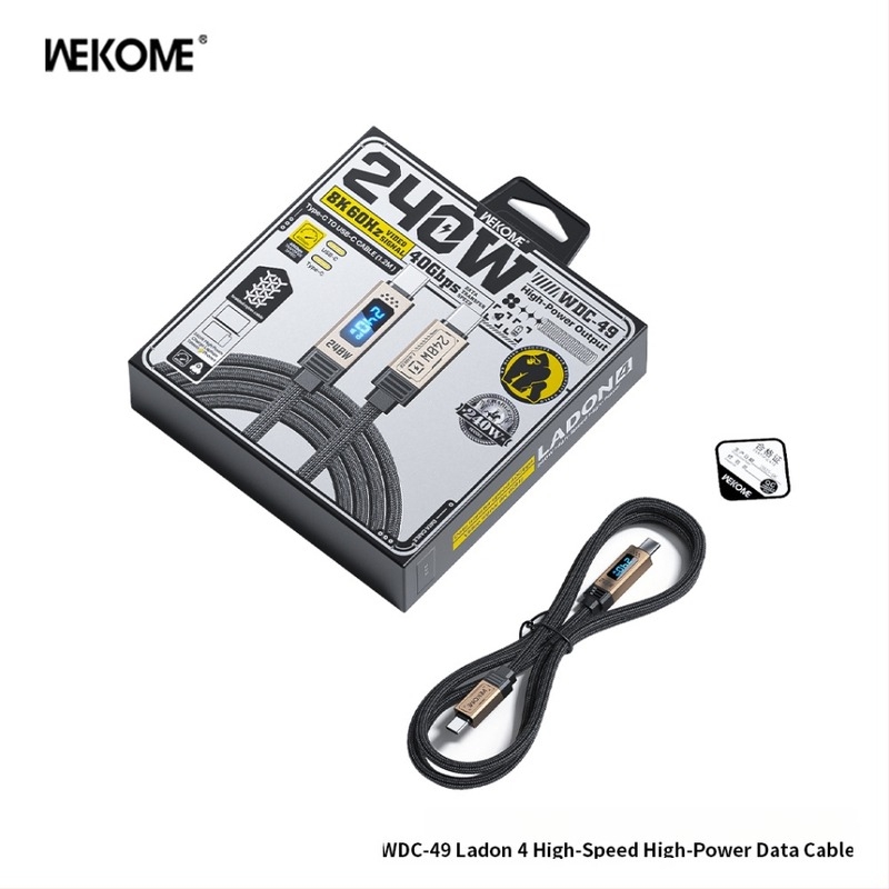 USB-C kabel za podatke 240W brzo punjenje s digitalnim zaslonom (USB 2.0)