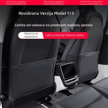 Zaštitna podloga za stražnju klupu za Tesla Model Y i Model 3 — zaštita od prljavštine, unutarnji dodatak — Boyue