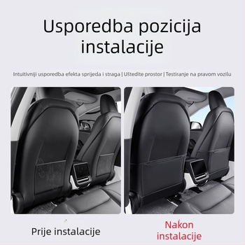 Zaštitna podloga za stražnju klupu za Tesla Model Y i Model 3 — zaštita od prljavštine, unutarnji dodatak — Boyue