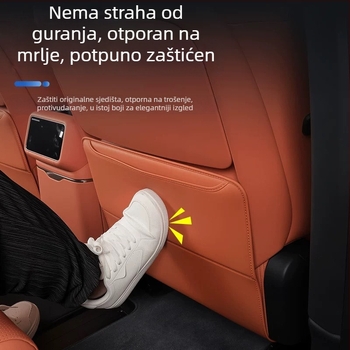 Stražnji zaštitni pokrov sjedala protiv udara za Lynk & Co 900 – mikrovlaknena koža, kod LK900ft, jednostavan stil, marka Special