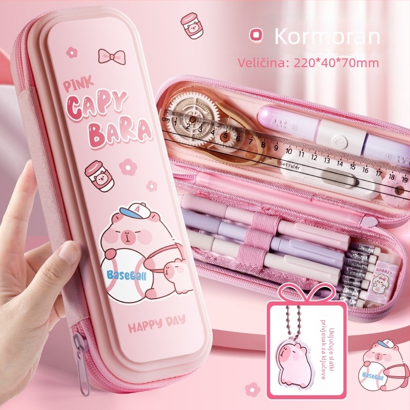 Pernica za školske potrepštine – Kaba Bear, PP materijal, koreanski stil, unisex