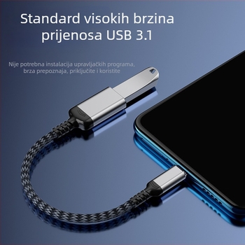 USB 3.0 OTG kabel adapter za mobitele i tablete, auto upotreba