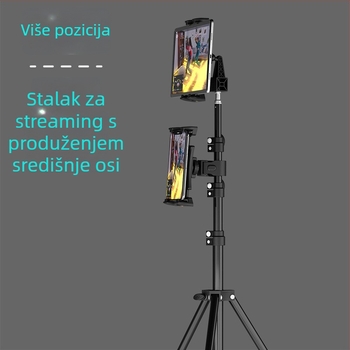 Držač za telefon i tablet s 360° rotacijom, težina 125 g, nosač za stativ za livestream