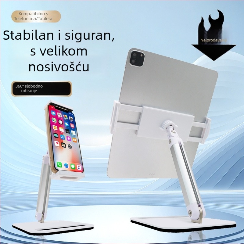 Xinlianxin Bx-n03a Držač za mobitel s logom, sklopno-rotirajući dizajn, gravirani uzorak