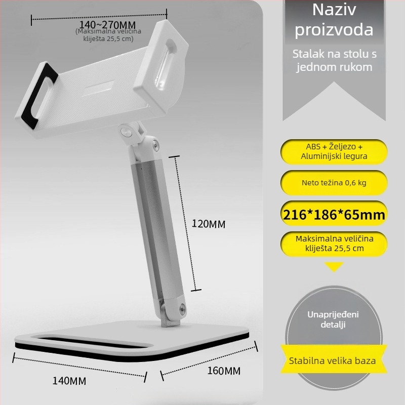 Xinlianxin Bx-n03a Držač za mobitel s logom, sklopno-rotirajući dizajn, gravirani uzorak