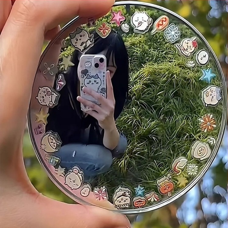 Putno malo kružno ogledalo – ručna izrada DIY dodatak za fotografiranje, konveksno ogledalo visoke definicije, Brand Friendly, Glavno područje prodaje: Drugo, Privatna marka: Ne