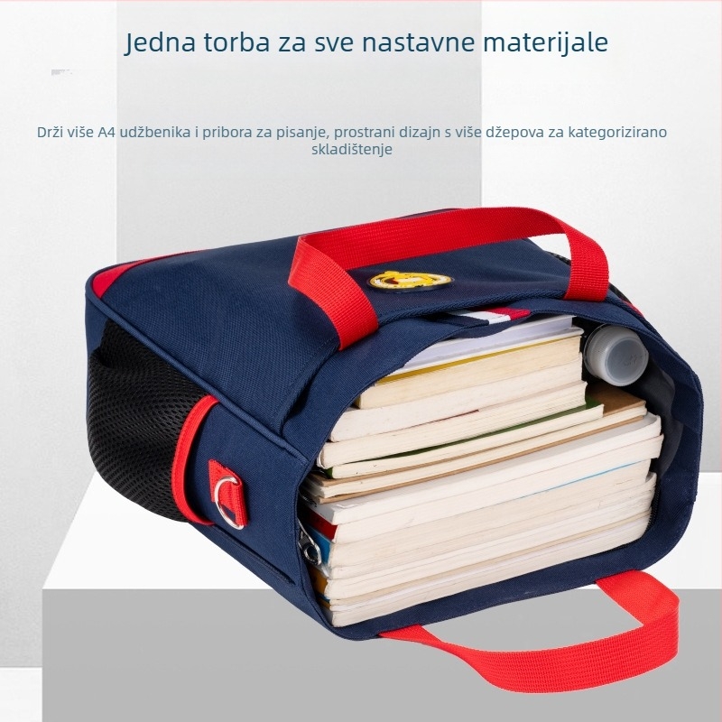Torba za dopunsku nastavu za osnovnoškolce | Unisex | Oxford materijal | Vodootporna i otporna na habanje | Neurobridge sustav nošenja