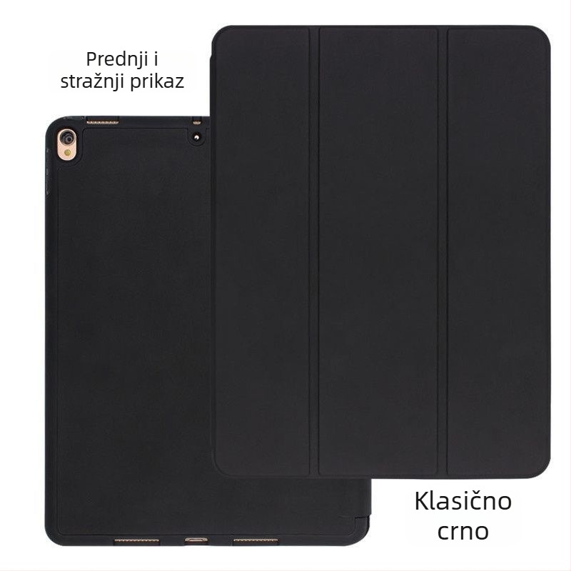 Kućište za iPad Pro s pretincem za olovku, umjetna koža, funkcija režima spavanja, zaštita od pada, izrada toplim pritiskom, prilagodljivo