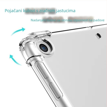 Prozirna TPU futrola za iPad mini s zaštitom od udara i otisaka prstiju (Materijal: TPU; Toplinsko pritiskanje; Visoko proziran dizajn s vazdušnim jastukom; Kompatibilno s iPad mini; Bez pretinca za olovku)